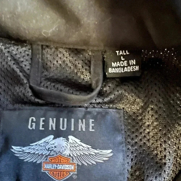Harley Davidson motorcycle riding jacket Large Tall LT Harley-Davidson​ - Picture 7 of 11
